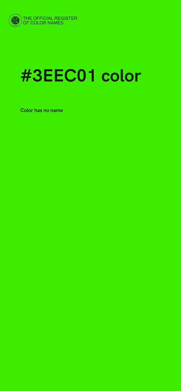 #3EEC01 color image