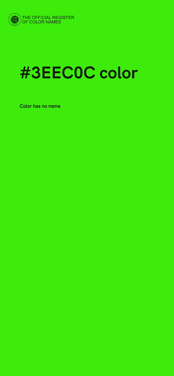 #3EEC0C color image