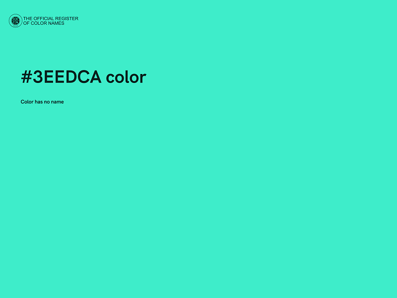 #3EEDCA color image