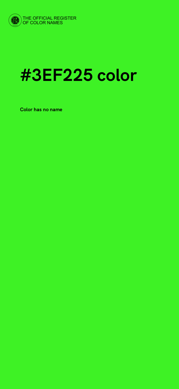 #3EF225 color image