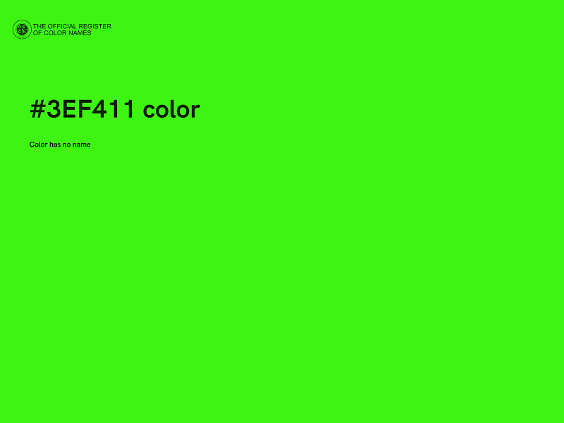 #3EF411 color image