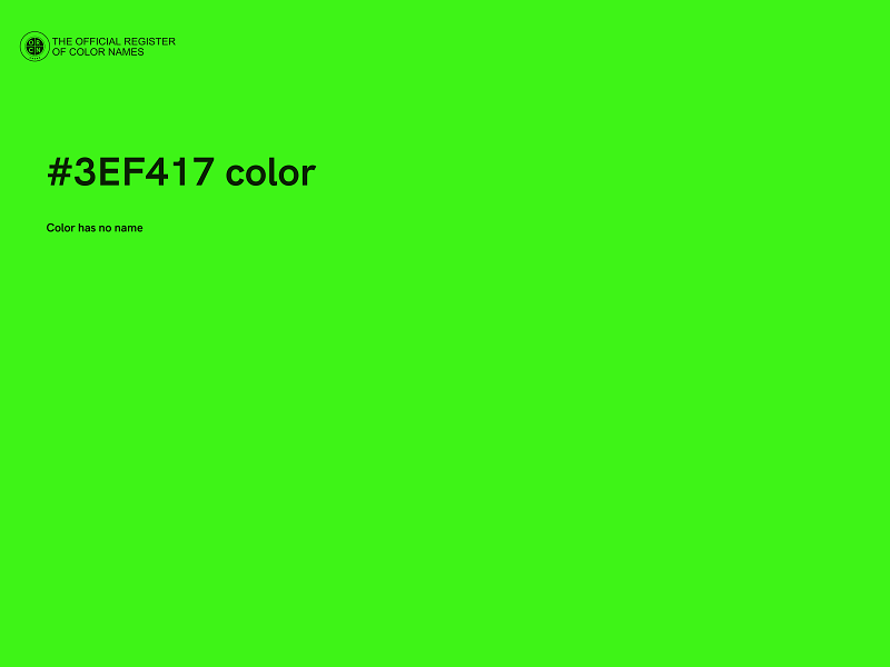 #3EF417 color image