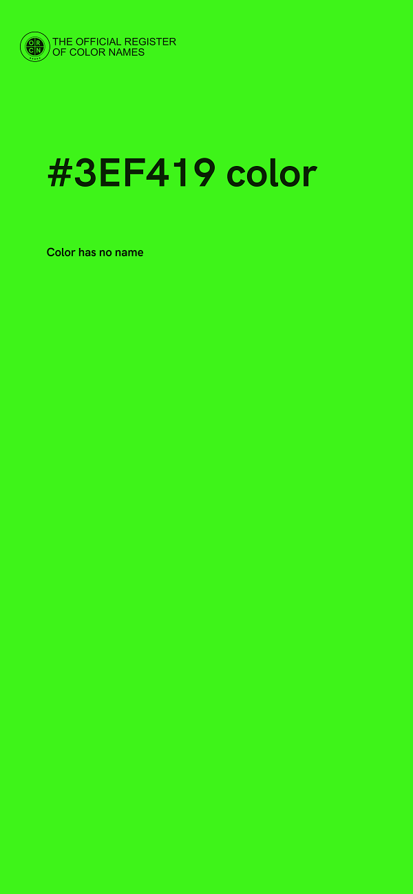 #3EF419 color image