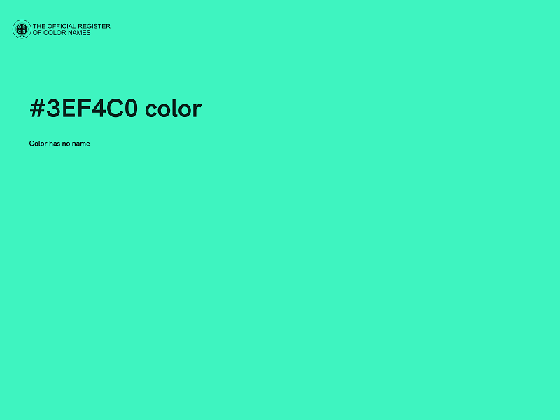 #3EF4C0 color image