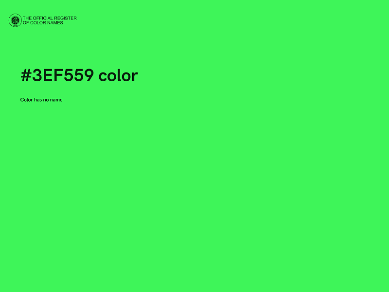 #3EF559 color image