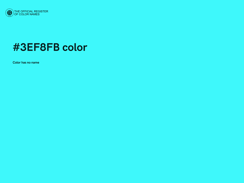 #3EF8FB color image