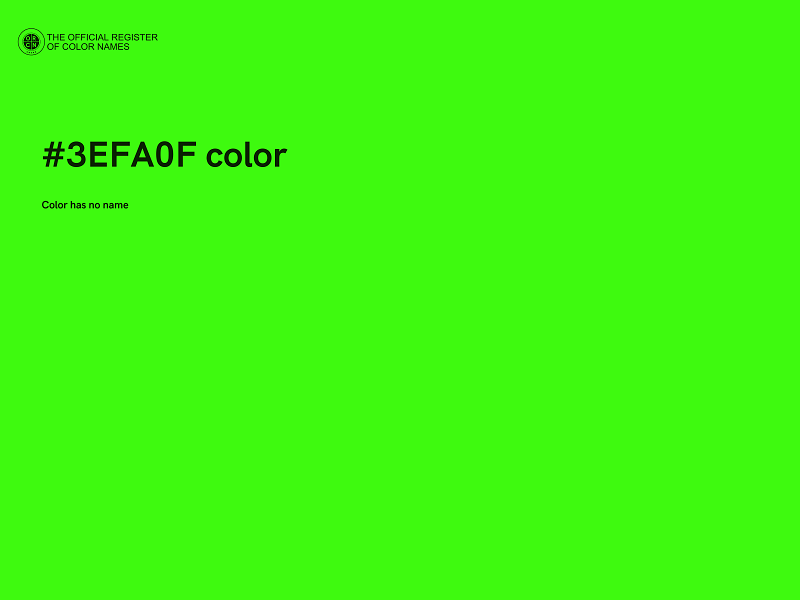 #3EFA0F color image