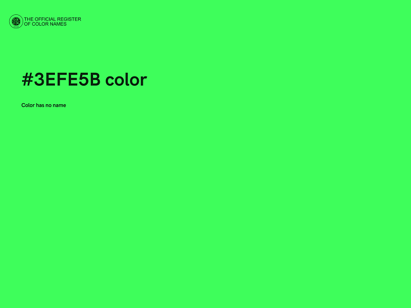 #3EFE5B color image