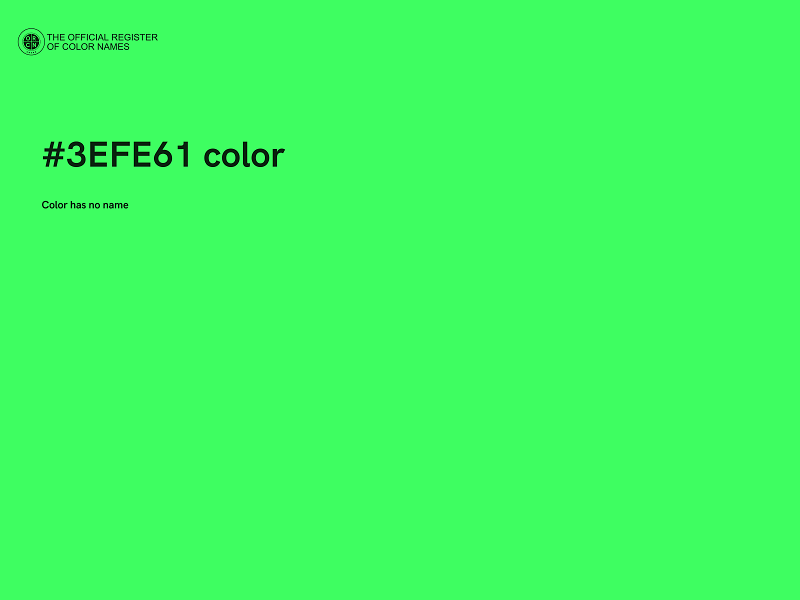 #3EFE61 color image
