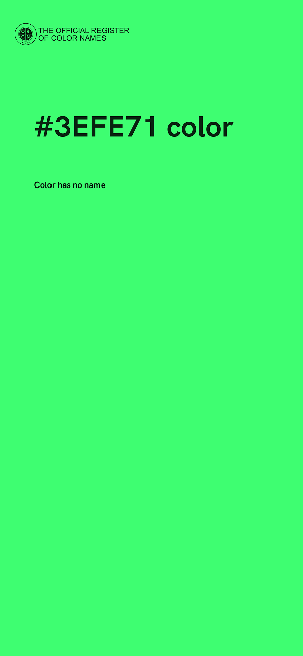 #3EFE71 color image