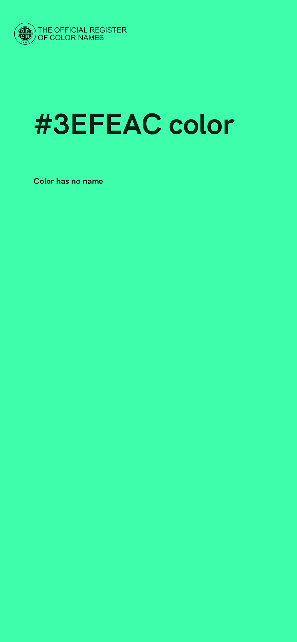 #3EFEAC color image