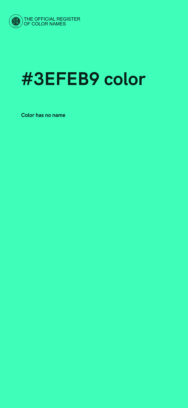 #3EFEB9 color image
