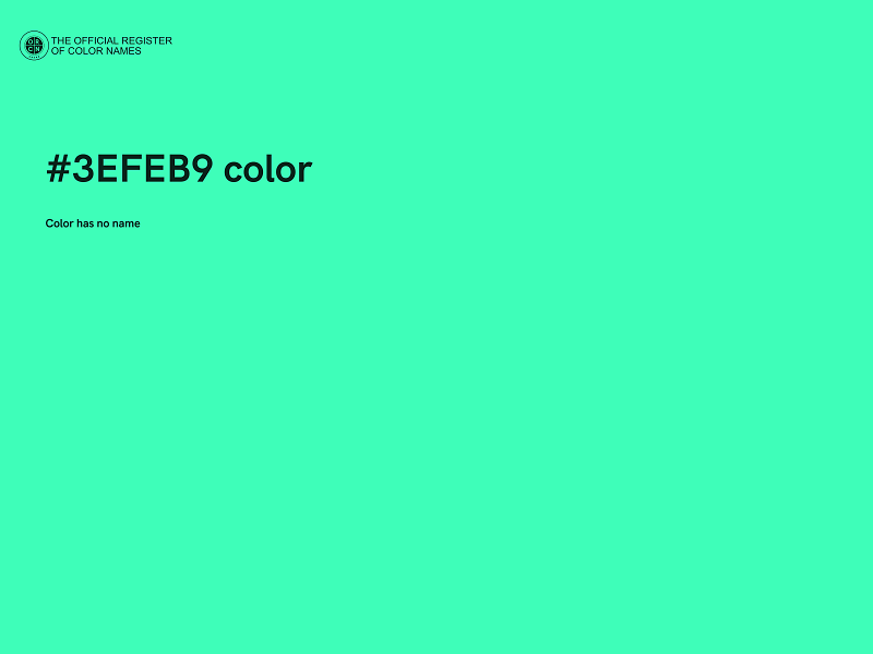#3EFEB9 color image