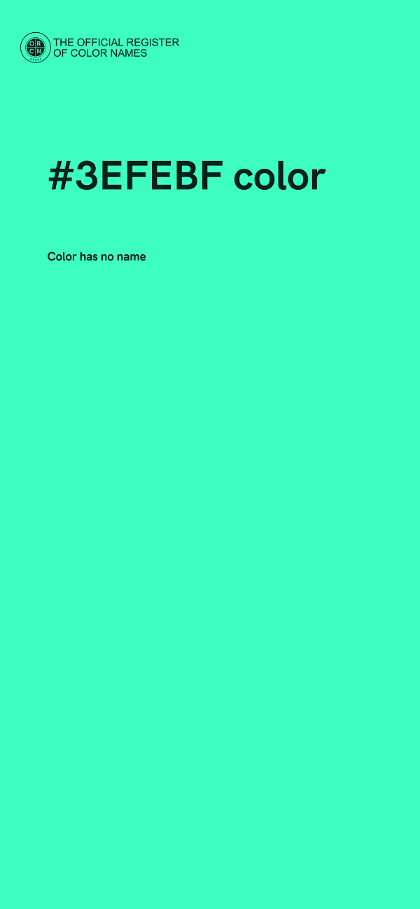 #3EFEBF color image