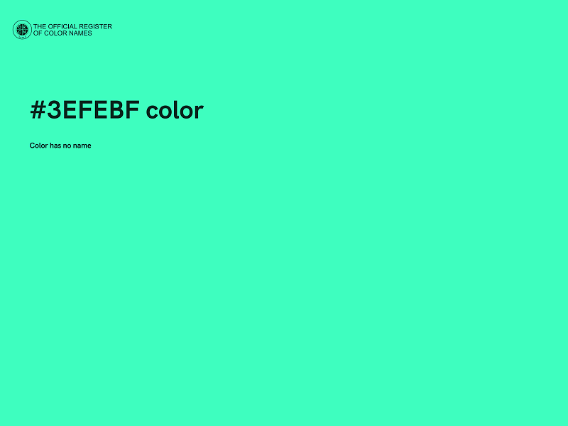 #3EFEBF color image
