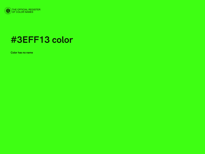 #3EFF13 color image