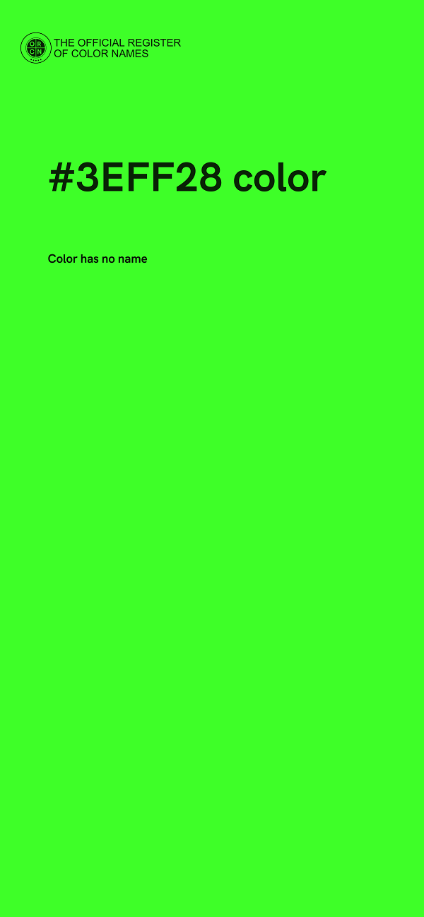 #3EFF28 color image