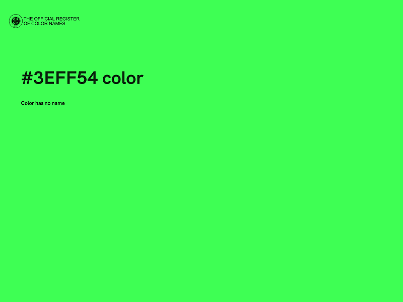 #3EFF54 color image