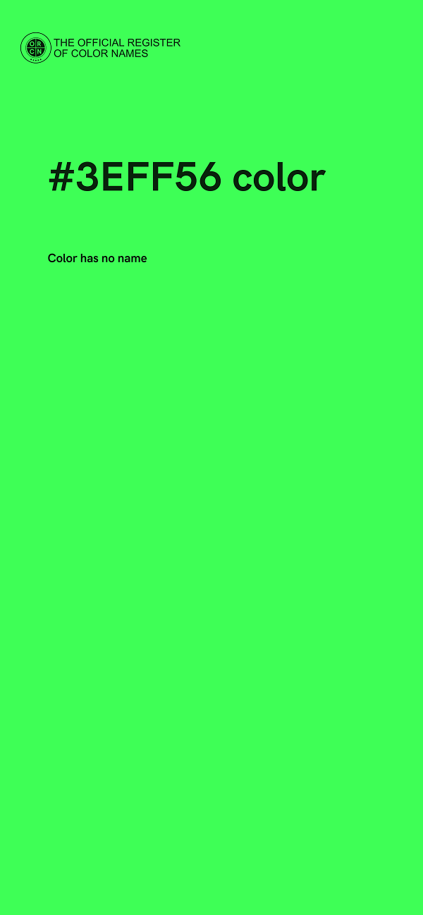 #3EFF56 color image