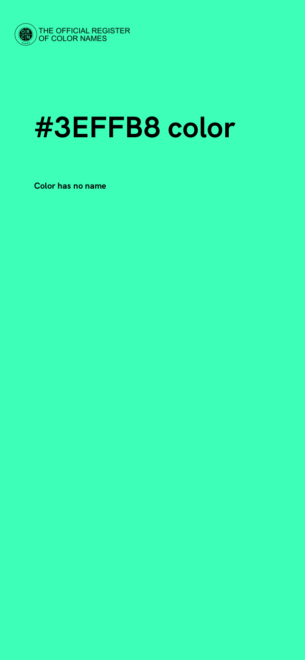 #3EFFB8 color image