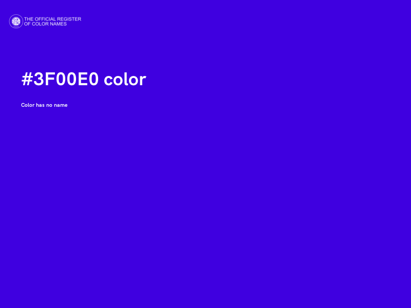 #3F00E0 color image