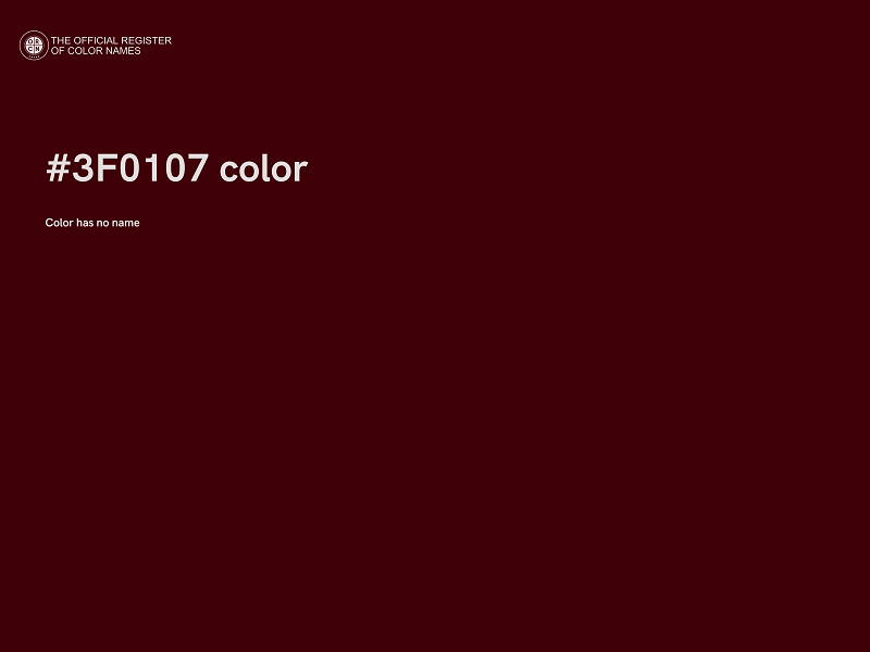 #3F0107 color image
