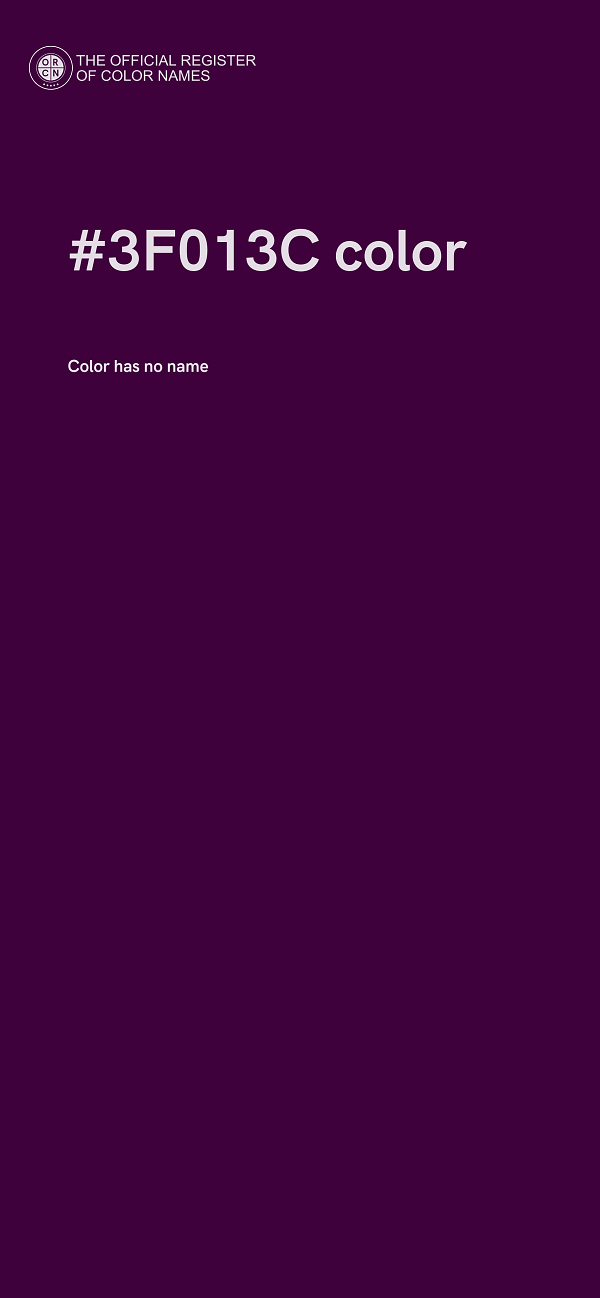 #3F013C color image