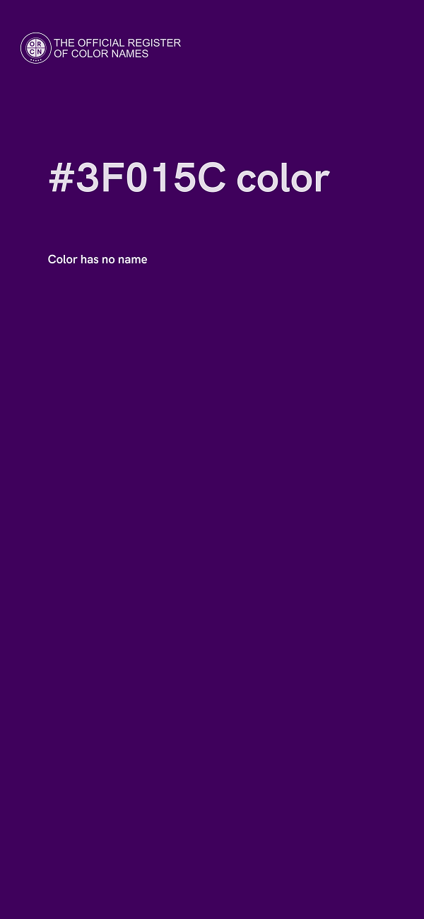 #3F015C color image