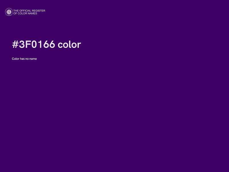 #3F0166 color image
