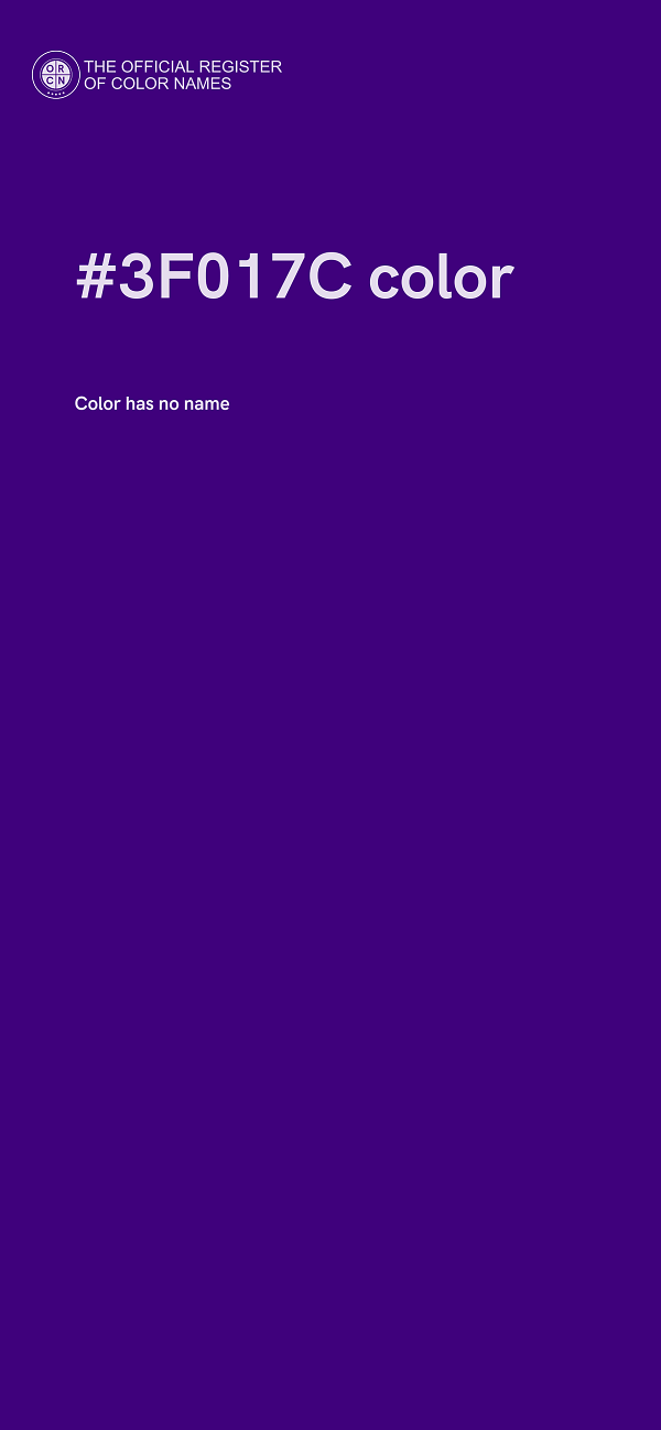 #3F017C color image