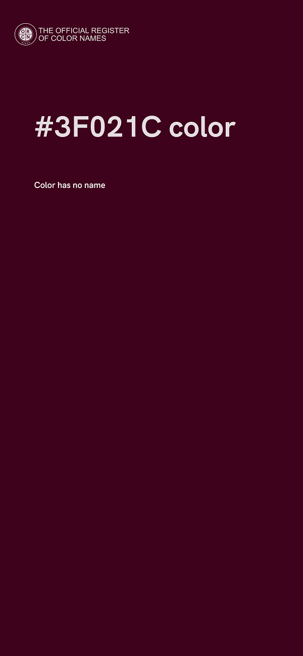 #3F021C color image