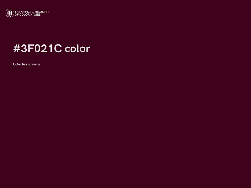 #3F021C color image