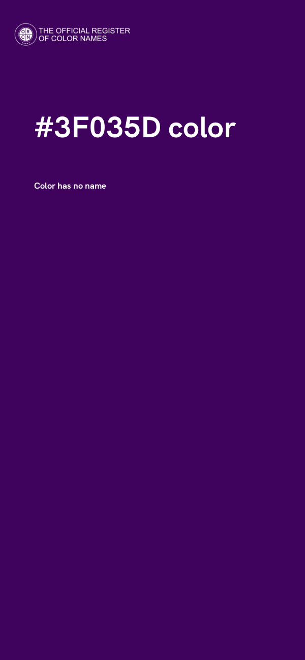 #3F035D color image