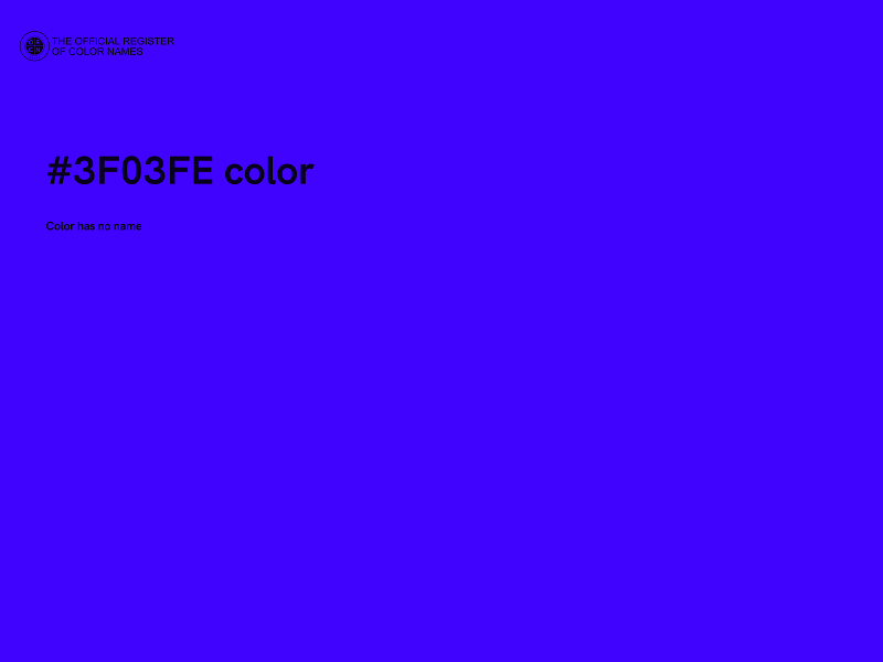 #3F03FE color image