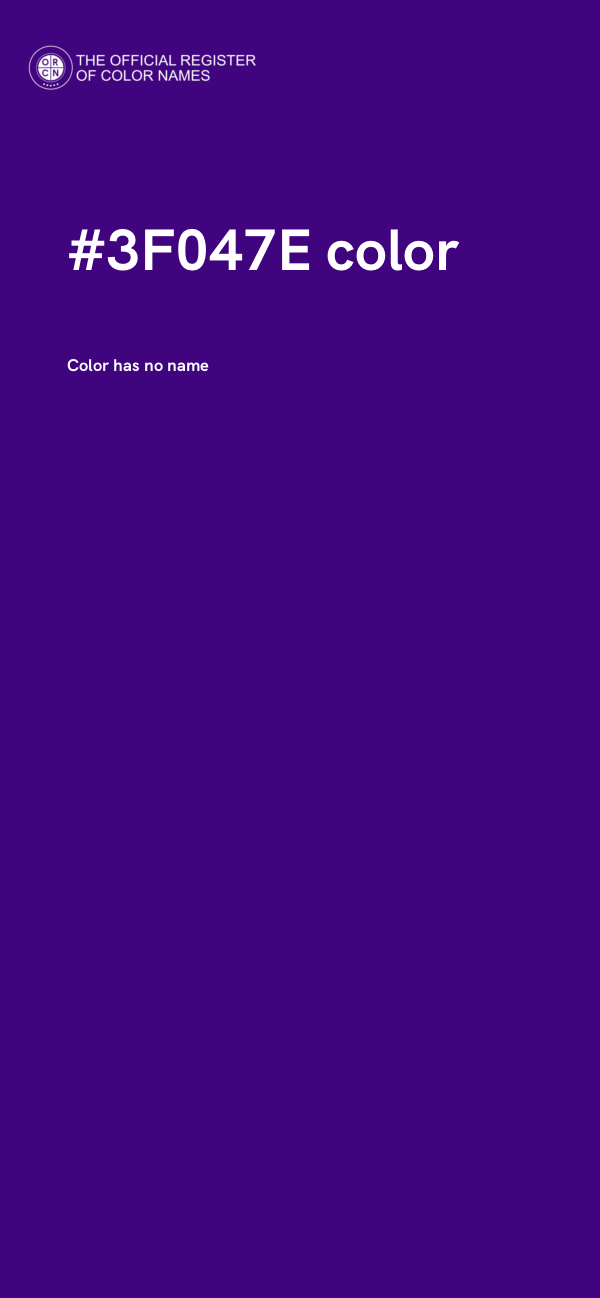 #3F047E color image