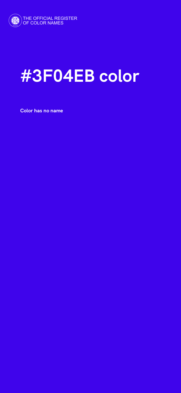 #3F04EB color image