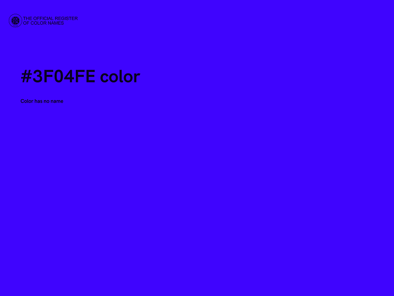 #3F04FE color image