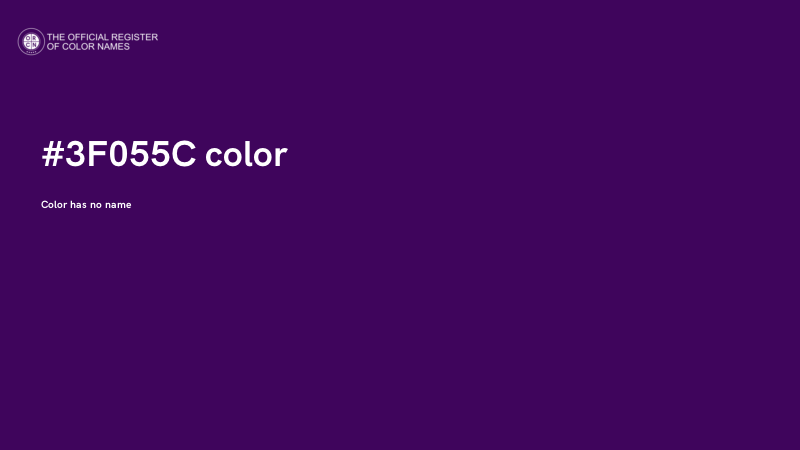 #3F055C color image