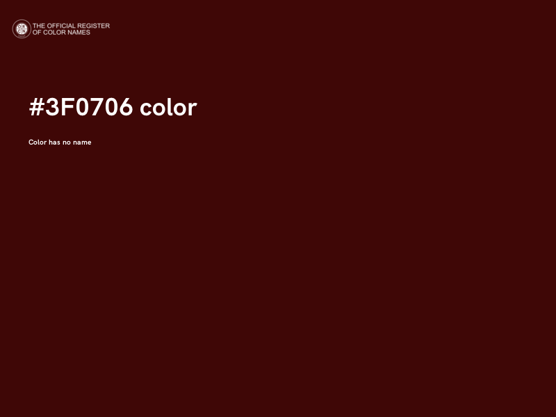 #3F0706 color image