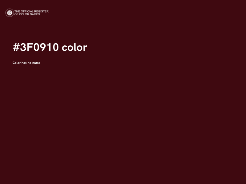#3F0910 color image