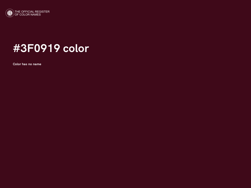#3F0919 color image