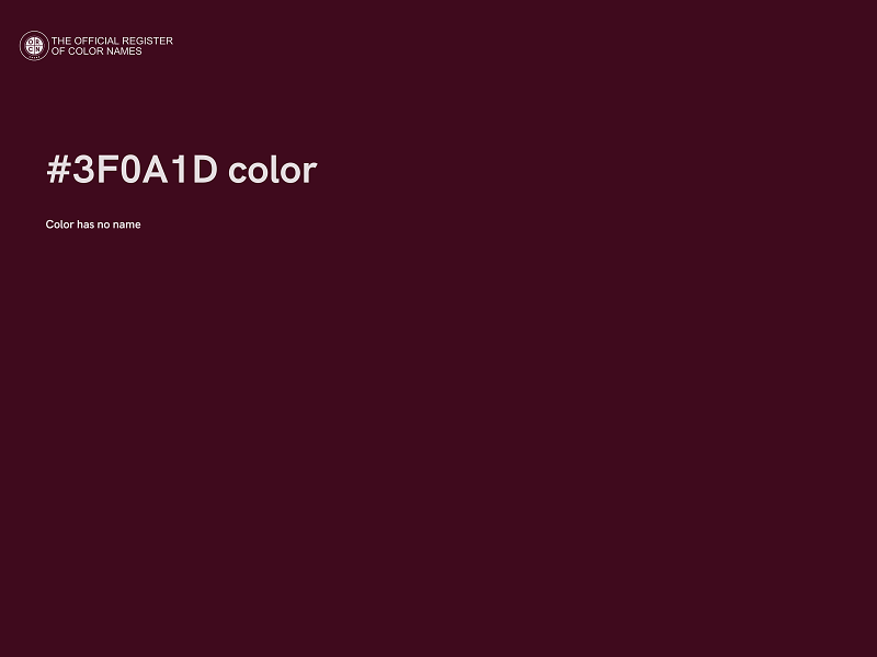 #3F0A1D color image