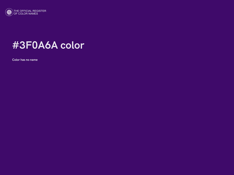 #3F0A6A color image