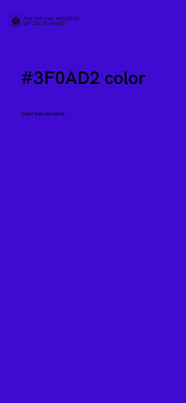 #3F0AD2 color image