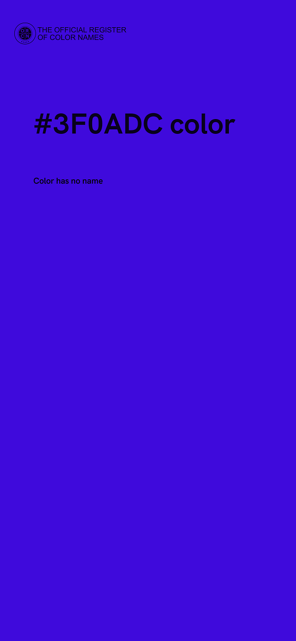 #3F0ADC color image