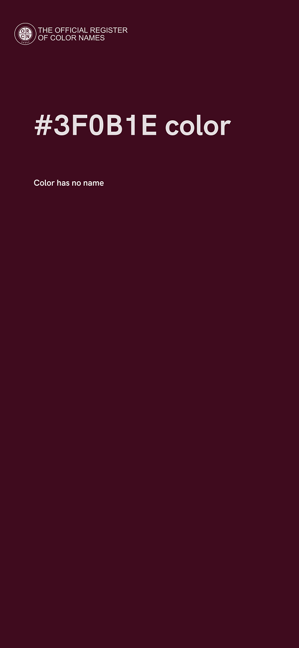 #3F0B1E color image