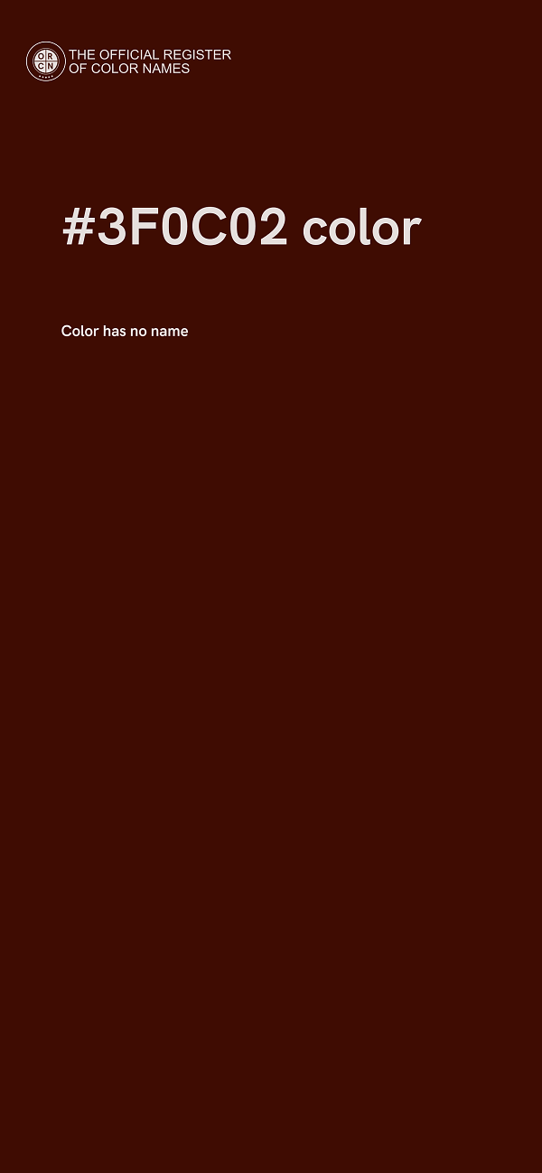 #3F0C02 color image
