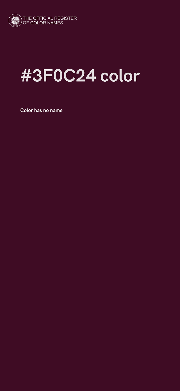#3F0C24 color image