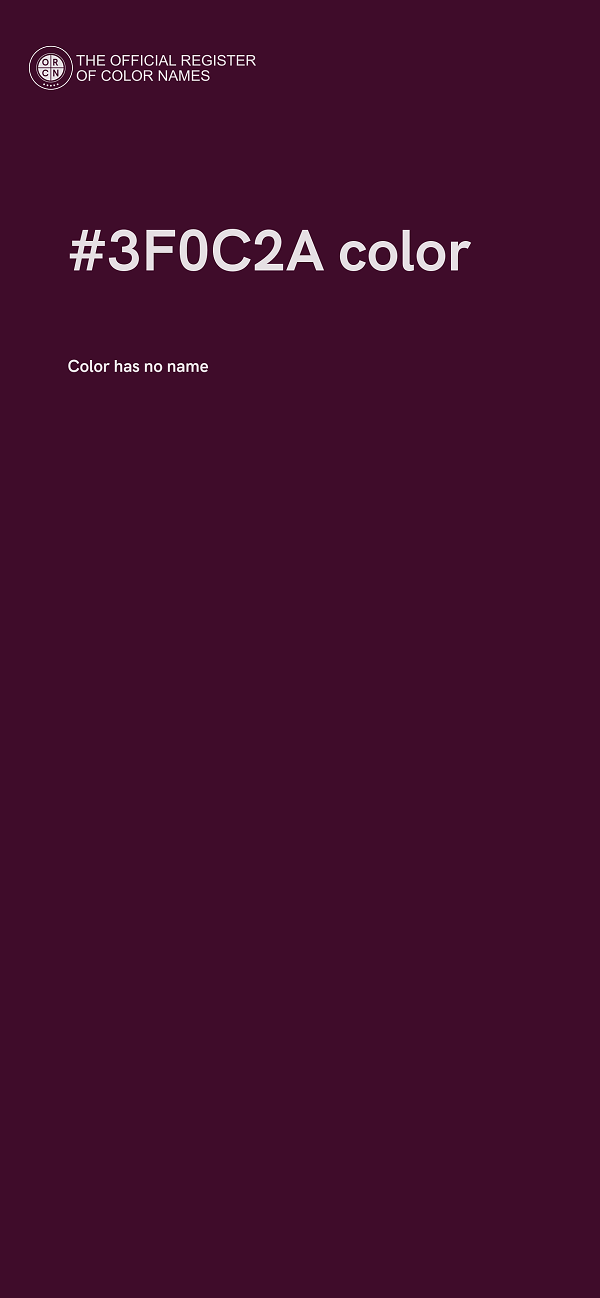 #3F0C2A color image