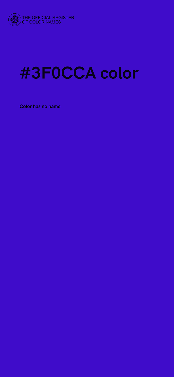 #3F0CCA color image